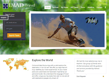 Tablet Screenshot of imadtravel.com